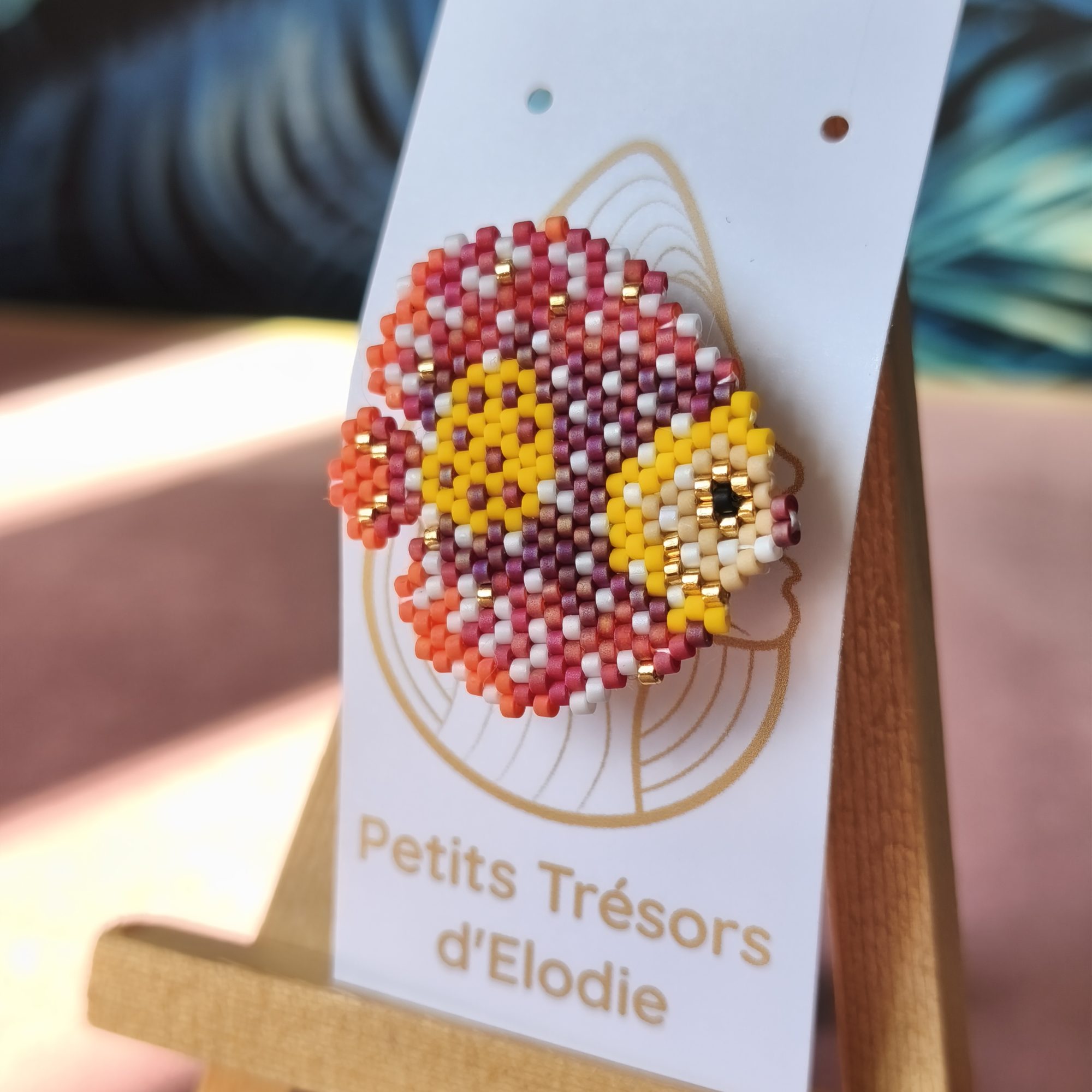Broche Poisson